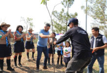 Ayuntamiento de Puebla arranca jornada de reforestación.