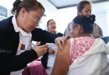 Convoca Salud a vacunarse contra Influenza y COVID-19 en esta temporada invernal