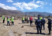 Hallan restos óseos en Tlacotepec de Benito Juárez.