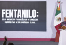 Claudia Sheinbaum presenta campaña preventiva, nacional y permanente “Aléjate de las drogas. El fentanilo te mata”