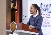 Claudia Sheinbaum acuerda con Trump que ningún producto mexicano dentro del T-MEC pague aranceles.