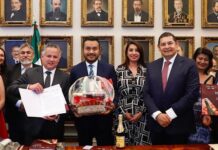 Puebla e IMPI protegen la propiedad industrial y la Sidra de Huejotzingo