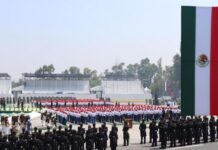 Realizan con éxito ensayo general del Desfile Cívico-Militar del 5 de Mayo