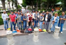 Tonantzin Fernández fortalece acciones de limpieza con el programa “Cholula Te Quiero Limpia”