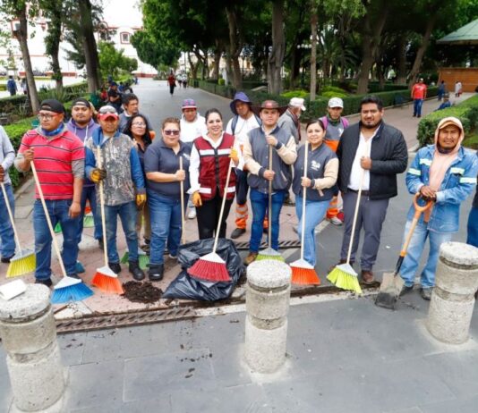 Tonantzin Fernández fortalece acciones de limpieza con el programa “Cholula Te Quiero Limpia”