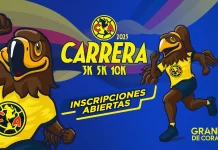 Las Águilas se preparan para la Carrera Club América 2025