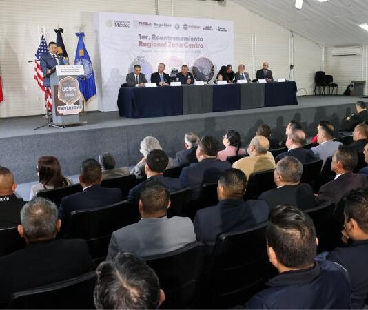 Organismos internacionales colaboran en entrenamiento de cuerpos de Seguridad; Puebla a la vanguardia
