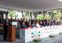 Dan lectura al bando solemne e inician actividades que conmemoran el mes patrio.