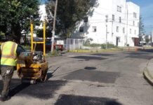 Campaña Capitalina Bacheando Puebla: atiende unidades habitacionales