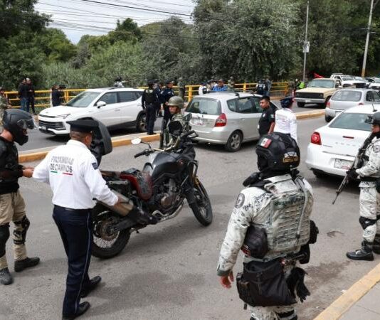 Secretaria de seguridad publica detiene 86 personas y retira 17 cámaras colocadas ilegalmente.