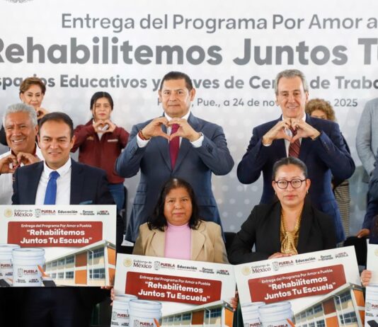 Gobierno de Puebla dignifica 107 planteles educativos.