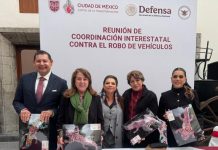 Fortalecen coordinación interestatal contra robo de vehículos y extorsión.