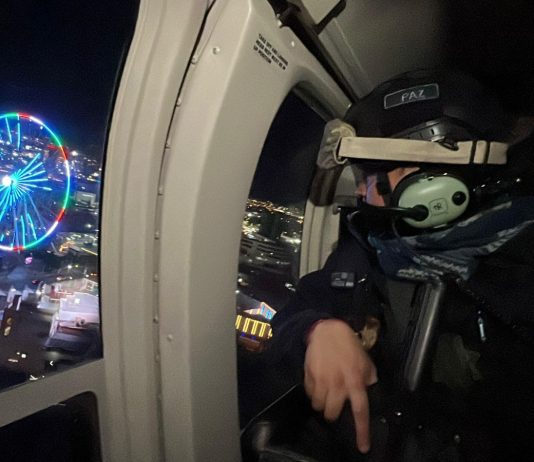 Armenta supervisa vuelos aéreos del operativo Puebla Segura.