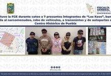 FGE detuvo a 7 presuntos integrantes de “Los Keos”, banda ligada al narcomenudeo, robo de vehículos, transeúntes y autopartes