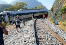 Marina informa situación de personas afectadas por accidente de Ferrocarril del Istmo de Tehuantepec.