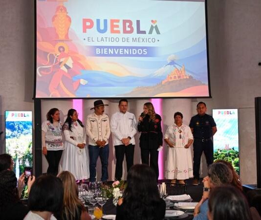 Carla López-Malo encabeza la presentación del destino “Puebla, El Latido de México”.