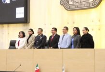 Ante el Pleno del Congreso del Estado comparece el titular de la Secretaría de Seguridad Pública.
