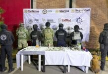 Fuerzas de seguridad realizan operativo en el penal de Puebla.