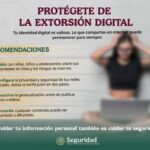La SSPC recomienda acciones para evitar ser víctima de extorsión sexual digital.