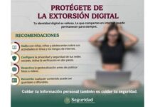 La SSPC recomienda acciones para evitar ser víctima de extorsión sexual digital.