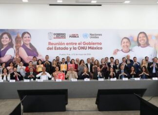 Gobierno de Puebla consolida cooperación con ONU México en materia de equidad.