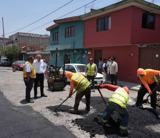 Ayuntamiento de Puebla ha reparado un total de 433 mil 950 baches en diferentes zonas de la capital.