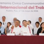 Puebla reafirma soberanía laboral en el Día del Trabajo.