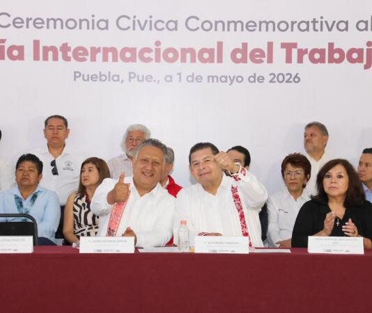 Puebla reafirma soberanía laboral en el Día del Trabajo.
