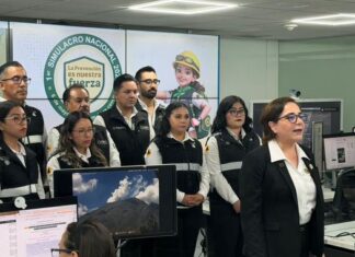 Participan 37 millones de personas en el primer simulacro 2026.