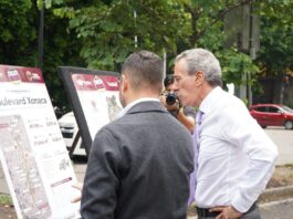 Supervisa Pepe Chedraui avances del Tren Capitalino de Pavimentación en bulevar Xonaca.