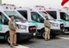 Nuevas ambulancias optimizan la atención médica del IMSS en Puebla.