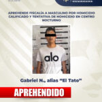 Aprehende FGE Puebla a Gabriel N., alias “El Tato”, por homicidio calificado centro nocturno.