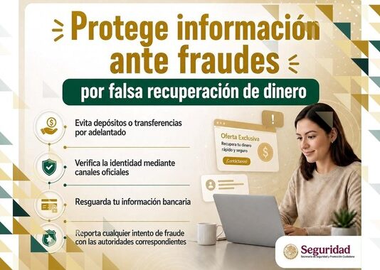 SSPC emite recomendaciones por fraudes de ofertas falsas de recuperación de dinero y fiscalías digitales.