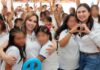 Festeja Ceci Arellano fiestas patrias en casas de asistencia del SEDIF.