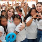 Festeja Ceci Arellano fiestas patrias en casas de asistencia del SEDIF.