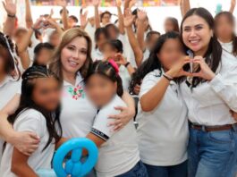 Festeja Ceci Arellano fiestas patrias en casas de asistencia del SEDIF.