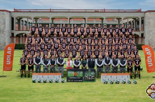 Los Aztecas de la UDLAP se presentan para la temporada 2026 de los 14 Grandes de la ONEFA.