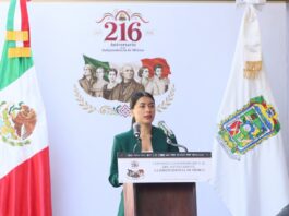 El amor a México también implica respeto hacia otros pueblos y defensa de la paz: Gaby “la bonita” Sánchez.