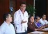 Pável Gaspar se reúne con representantes de pueblos y comunidades indígenas en Tehuacán.