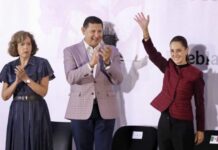 Claudia Sheinbaum anuncia obras para Puebla.