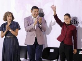 Claudia Sheinbaum anuncia obras para Puebla.