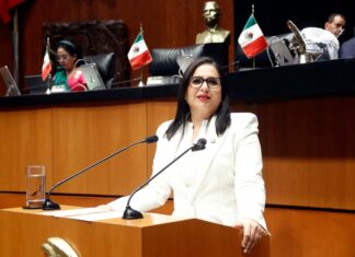 Mayuli Latifa presenta varias iniciativas para reforzar estrategia contra el sargazo.
