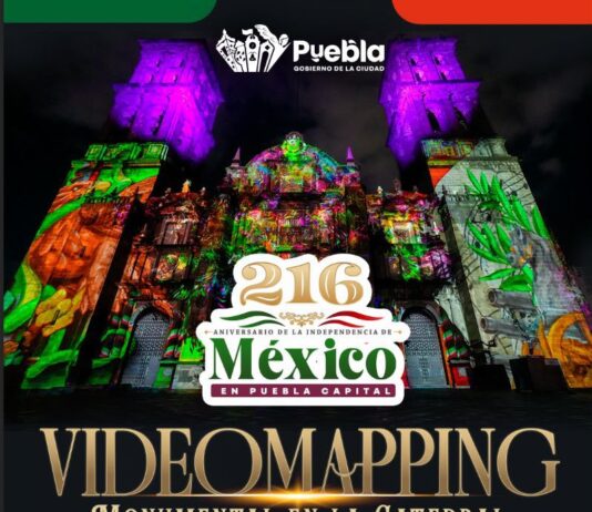 Invita Gobierno de Pepe Chedraui a disfrutar videomapping monumental por Fiestas Patrias
