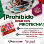 Gobierno de la ciudad exhorta a la ciudadanía a evitar el uso de pirotecnia.