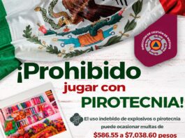 Gobierno de la ciudad exhorta a la ciudadanía a evitar el uso de pirotecnia.