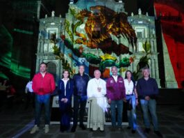 Invitan a presenciar el videomapping monumental de Fiestas Patrias.