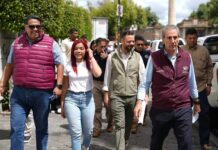 Supervisa Pepe Chedraui modernización del Sistema de Captación Pluvial en bulevar Héroes del 5 de Mayo.