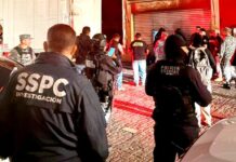 Autoridades federales y estatales aseguran 14 locales en la Plaza de la Tecnología