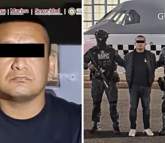 Autoridades federales detiene a Iván “N” alias “el tanque” líder del CJNG.