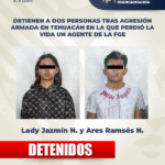 Detienen a dos personas tras agresión armada en Tehuacán en la que perdió la vida un agente de la FGE.